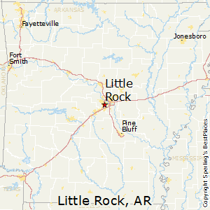 Little_Rock,Arkansas Map