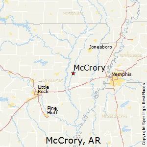 McCrory,Arkansas Map