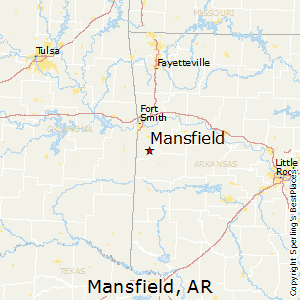 Mansfield,Arkansas Map