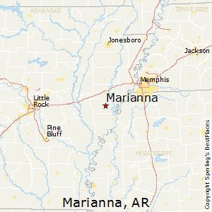 Marianna,Arkansas Map