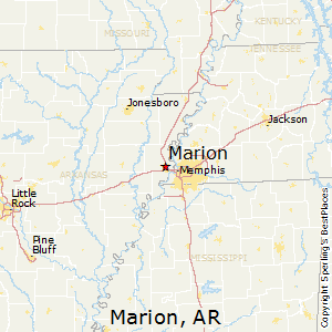 marion arkansas map ar bestplaces city
