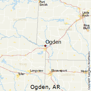 Ogden,Arkansas Map