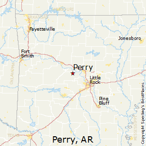 Perry,Arkansas Map
