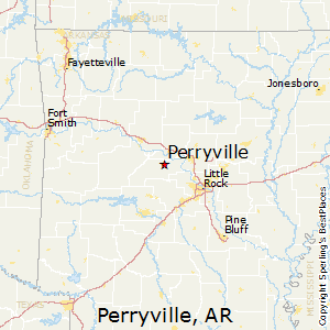 Perryville,Arkansas Map