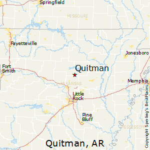 Quitman,Arkansas Map