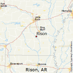 Rison,Arkansas Map