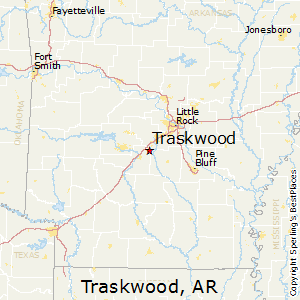 Traskwood,Arkansas Map