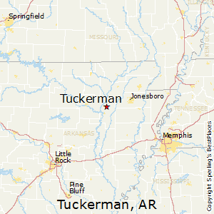 Tuckerman,Arkansas Map