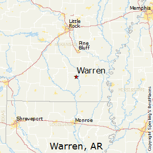 Warren,Arkansas Map