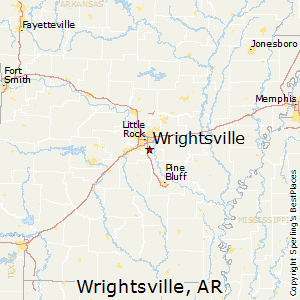 Wrightsville,Arkansas Map