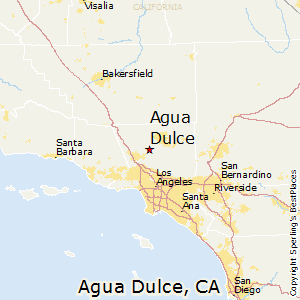 Agua_Dulce,California Map
