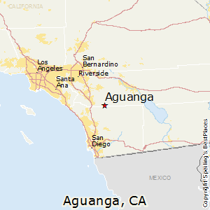 Aguanga,California Map