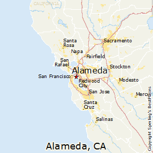 Alameda,California Map