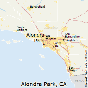 Alondra_Park,California Map