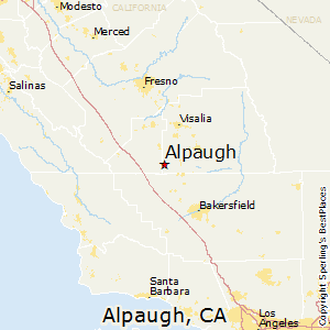 Alpaugh,California Map