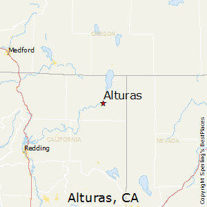 Alturas,California Map