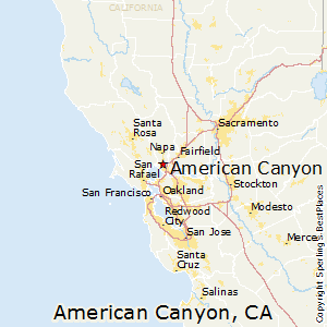 American_Canyon,California Map