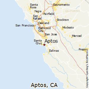 Aptos,California Map