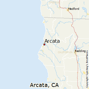 Arcata,California Map
