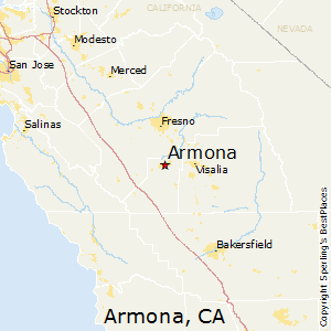 Armona,California Map