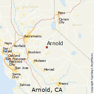Arnold,California Map