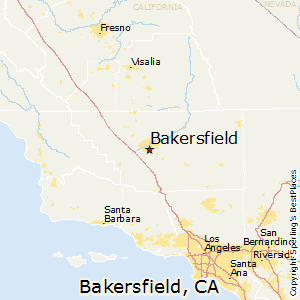Bakersfield,California Map