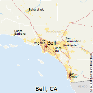 Bell,California Map