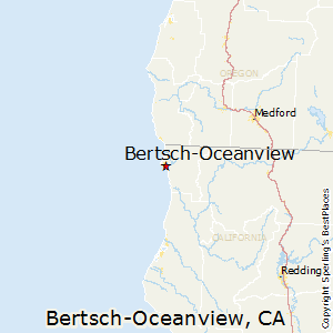 Bertsch-Oceanview,California Map
