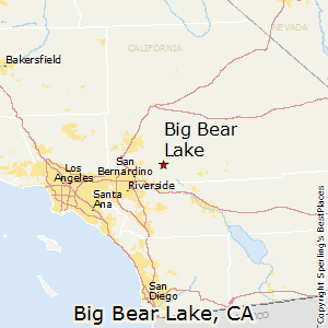 Big_Bear_Lake,California Map