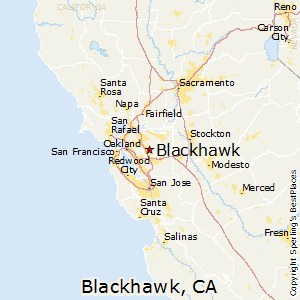 Blackhawk,California Map