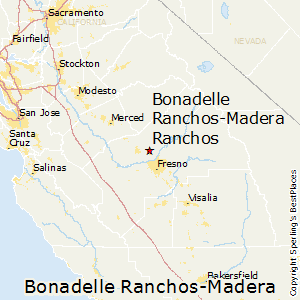 Rankings in Bonadelle Ranchos-Madera Ranchos, California