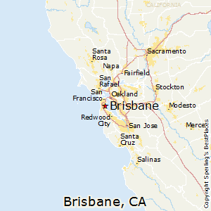 Brisbane,California Map