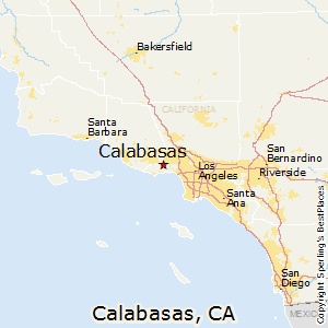 Calabasas,California Map