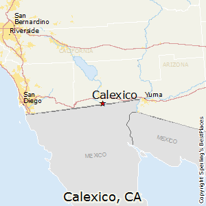 Calexico,California Map