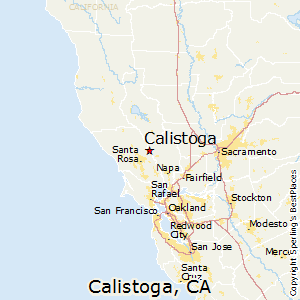 Calistoga,California Map