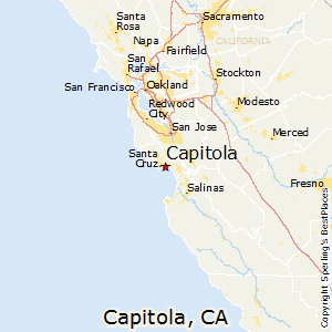 Capitola,California Map