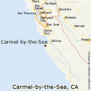 Carmel-by-the-Sea,California Map