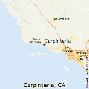 Carpinteria,California Map