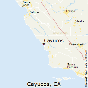 Cayucos,California Map