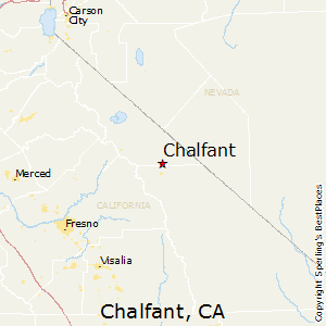 Chalfant,California Map