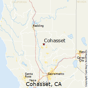 Cohasset,California Map