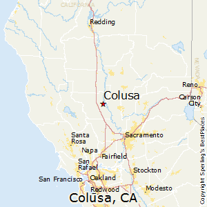Colusa,California Map