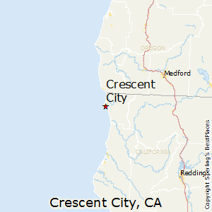 Crescent_City,California Map