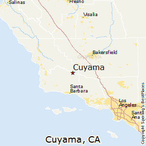 Cuyama,California Map