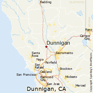 Dunnigan,California Map