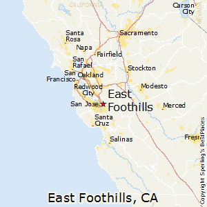 East_Foothills,California Map