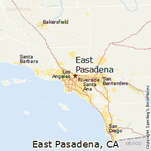 East_Pasadena,California Map