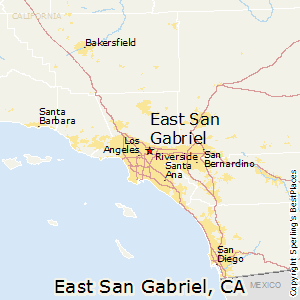 East_San_Gabriel,California Map