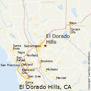 El_Dorado_Hills,California Map