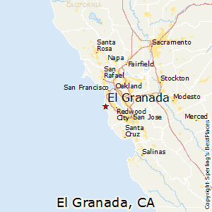 El_Granada,California Map